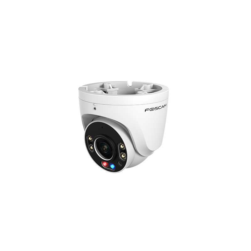 Foscam W5EP, 3K/5MP QHD PoE IP camera, with flashing red & blue lights