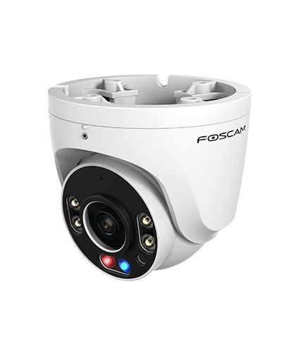 Foscam W5EP, 3K/5MP QHD PoE IP camera, with flashing red & blue lights